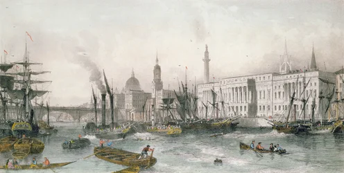 Der Hafen von London